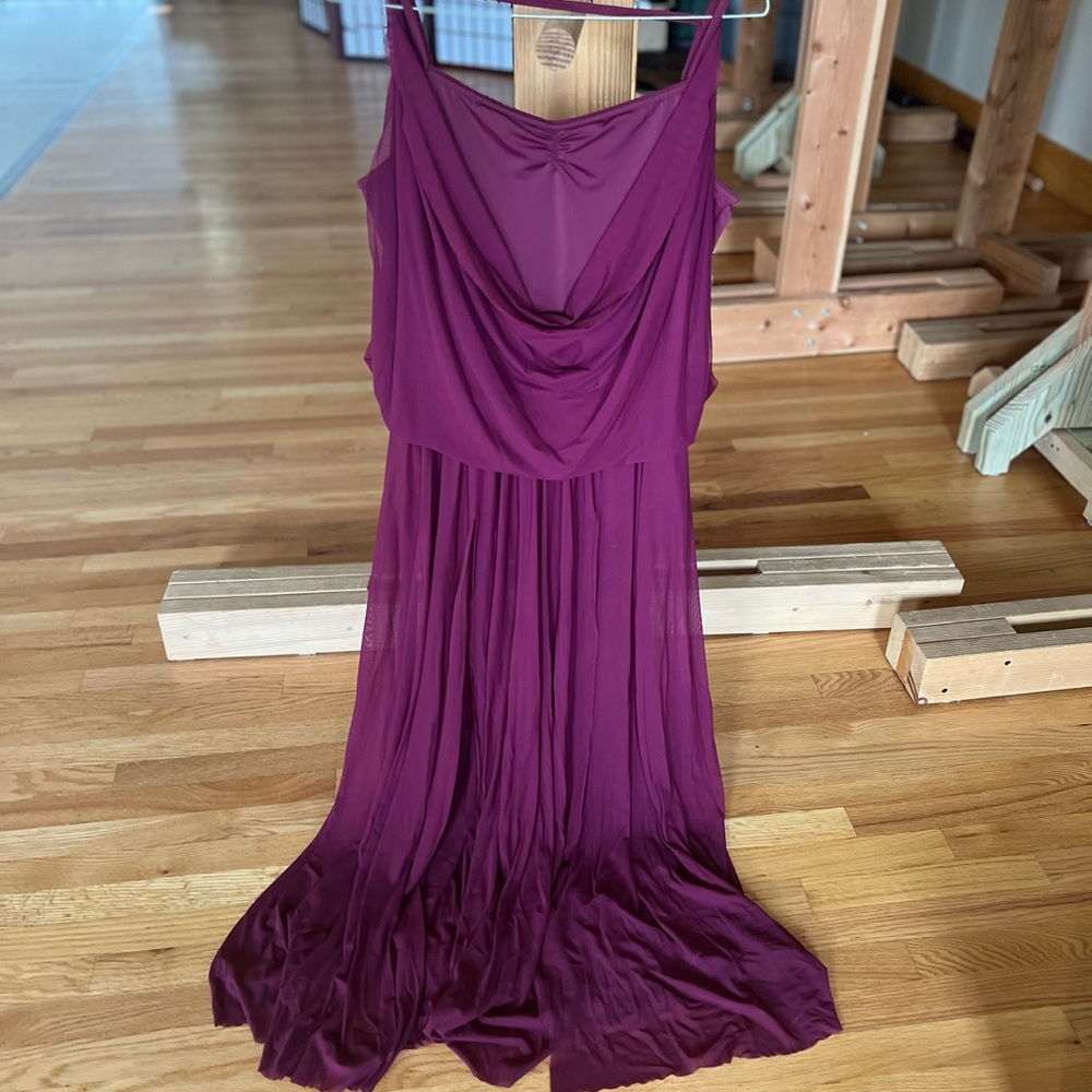 Burgundy Dance Dress